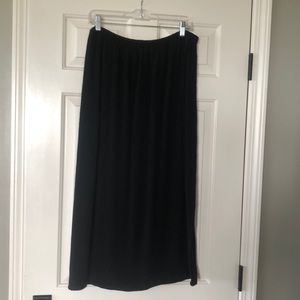 Eileen Fisher black skirt